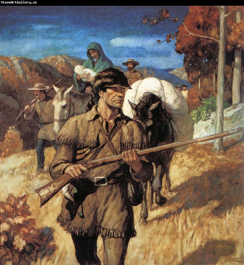 NC Wyeth Daniel Boone